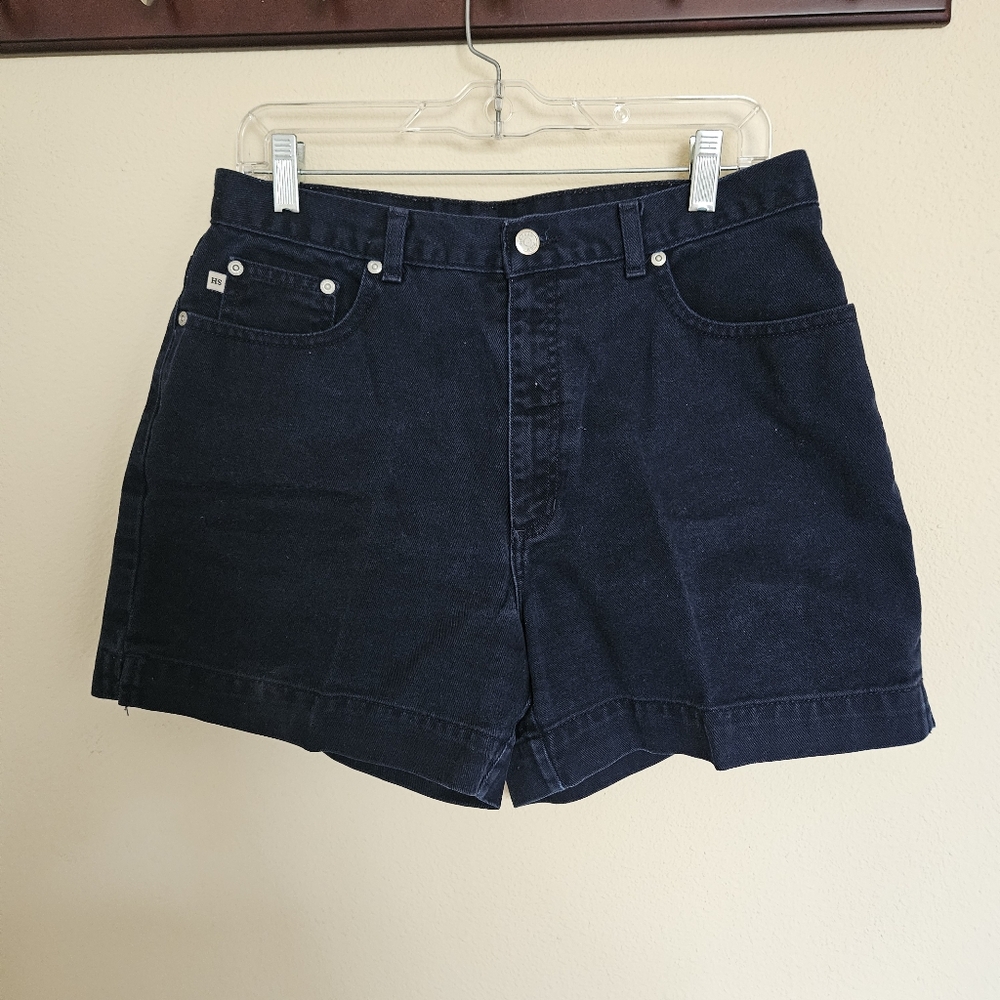 High Sierra  Navy Denim Jean Shorts Sz 14